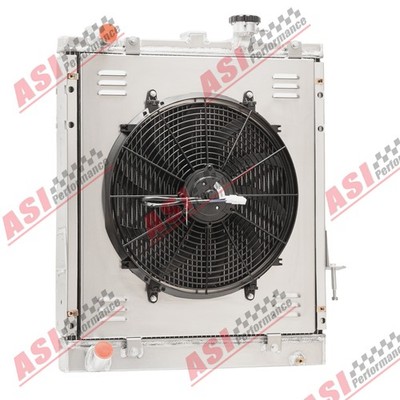 For 99-04 Chevy GMC W3500 W4500 W5500 Isuzu AT 3 Row Radiator+Shroud Fan Relay