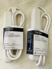 NEW Belkin 6-Outlet Power Strip with five-foot cord White Lot Of 2