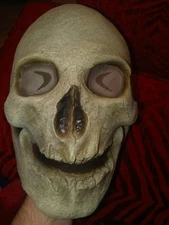 Antique Skull Mask Trick Or Treat Studios Original  Full Head Latex Mask READ