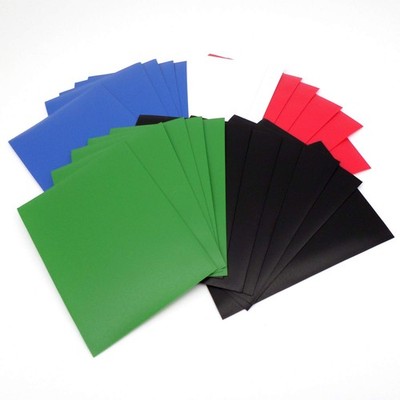 5 x 100 Double Mat Card Sleeves Standard Size 66 x 91  Black Blue Green Red W...