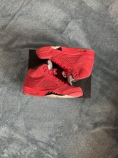 Size 10 - Air Jordan 5 Retro Red Suede
