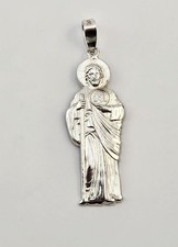 Colgante vintage de plata de ley de San Judas Tadeo San Judas Tadeo 1,7 g 925