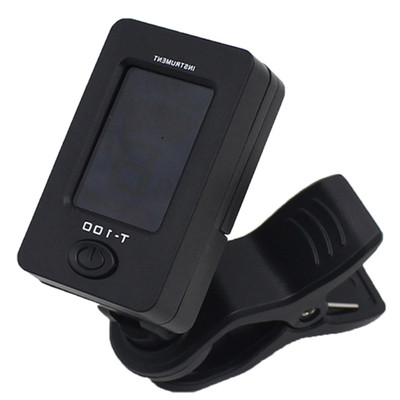 IRIN T-100 Electronic Clip On Tuner For Chromatic Guitar Bass Violin Ukulele HR6