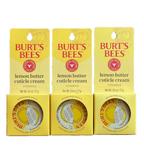 Burt  s Bees Lemon Butter Cuticle Cream 0.60 oz   3 Pack  Nourishing Nail Care