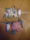 Vintage Homco Home Interiors 3 Piece Hummingbird Wall Decor 70"s 80"s — photo 9
