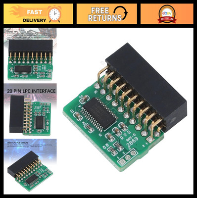 20-Pin TPM 2.0 Module for PC - Trusted Platform Security, TCG 2.0 Encryption, In