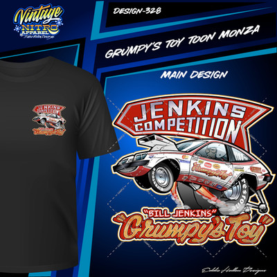 Grumpy's Toy Toon Pro Stock Monza (328) T-Shirt