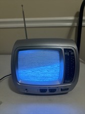 Coby CX-TV6 5" Black and White Television Vintage Tested Working