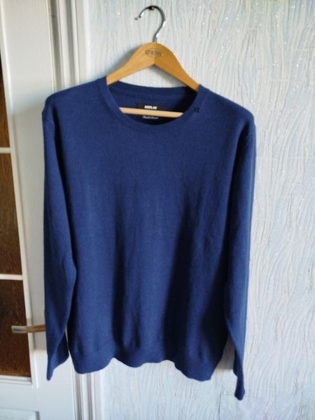 Men Replay Sweater Navy 40 / L