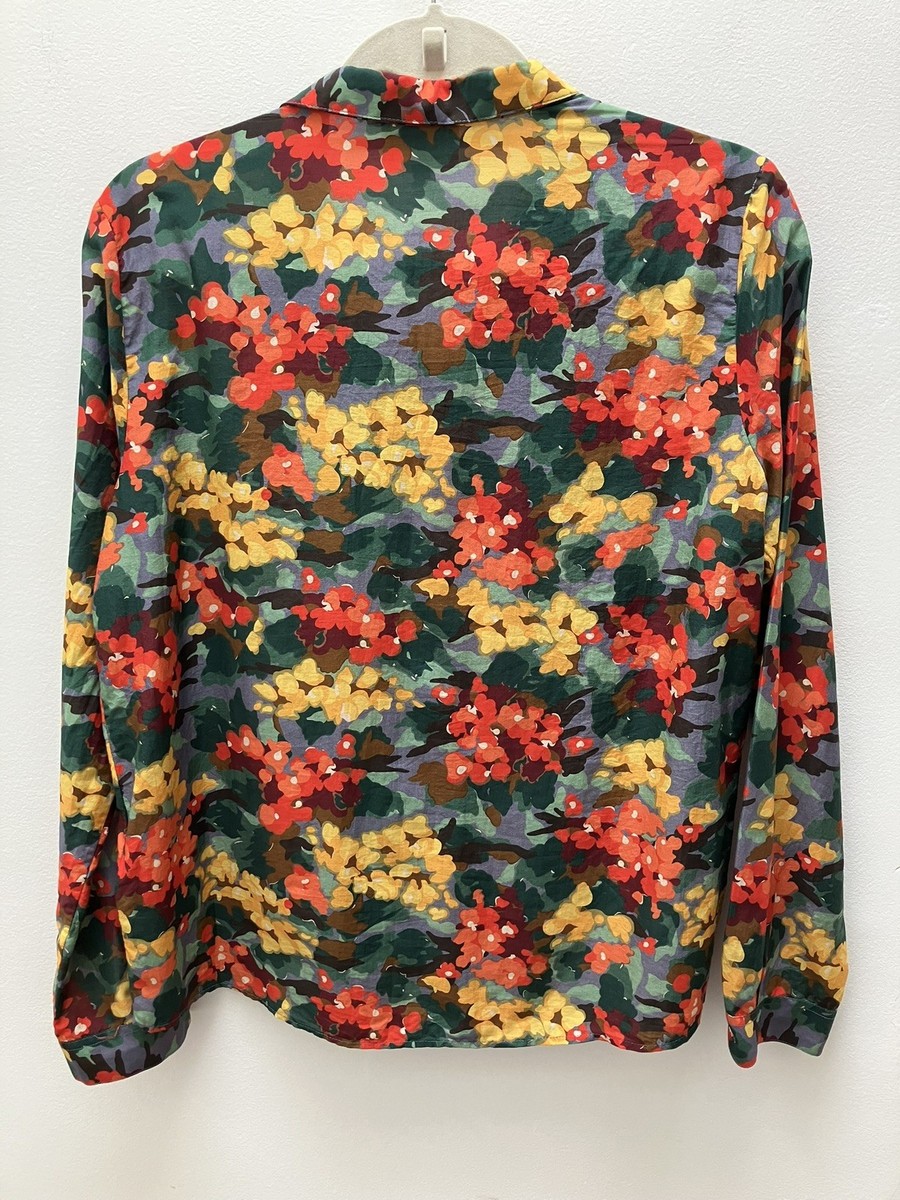 Sézane Pierro Shirt in Abstract Floral - EU 36/US 4 View 5