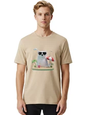 Polar-Bear-Sunglasses-2 Mens Graphic Tee, 100% Cotton, Casual Summer Wear