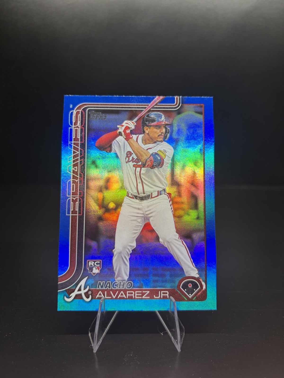 2025 Topps Series 1 - Nacho Alvarez Jr. #223 Blue Holofoil /150 (RC)