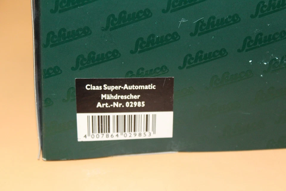 Schuco 02985  Claas Super-Automatic Mähdrescher in Box und OVP  1:43 - Bild 4 von 4