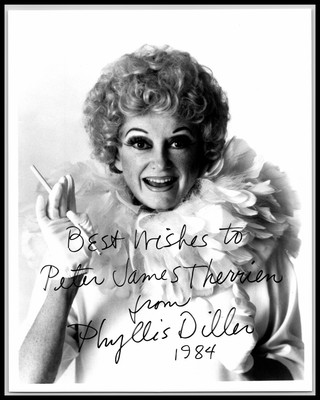 Phyliss Diller - Comedienne - 8x10 Photo - Signed / Autograph (a)