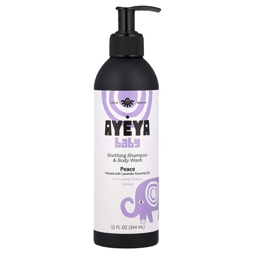 Baby, Soothing Shampoo & Body Wash, Lavender, 12 fl oz (354 ml)
