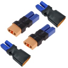 4pcs XT90 Male/Female to EC5 Female/Male RC Lipo Battery ESC Adapters