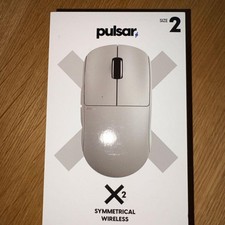 Pulsar X2 Size 2 Wireless Gaming Mouse White Unused Tested