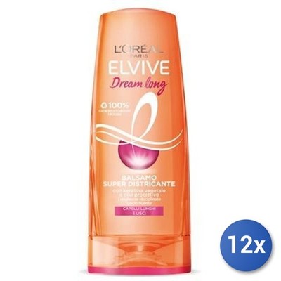 12x Bundle L'oreal Elvive Entwirrendes Balsam 200 ml Dream Long