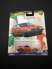 Hot Wheels Premium Rosso Alfa Remeo GTV6 Auto Cultura World Tour 1/64