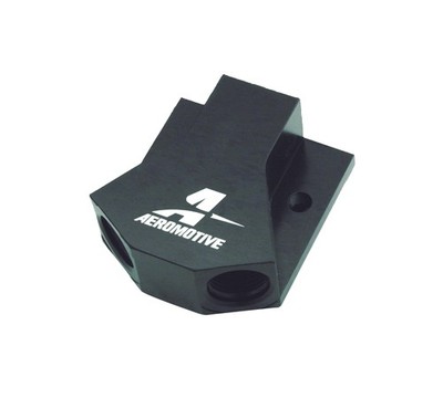 Aeromotive 15620 High Flow ''Y'' Block one (1) 10 AN to (2) two 8 AN