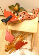 Lot/3 Hanging FLYING GODESSES:  MERMAID, CAT ...