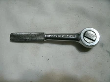 S-K Tools Chrome Ratchet 40970 USA 1/4" Drive Knurled Handle