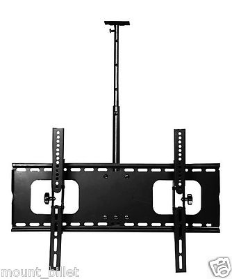 Black 32 to 60'' Plasma/LCD TV Ceiling Mount Bracket 