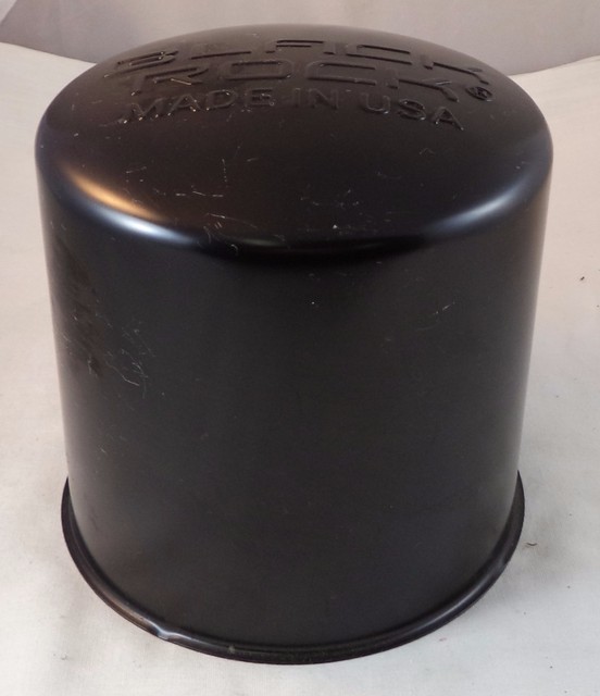 Black Rock Wheels Flat Black Custom Wheel Center Cap Caps (1