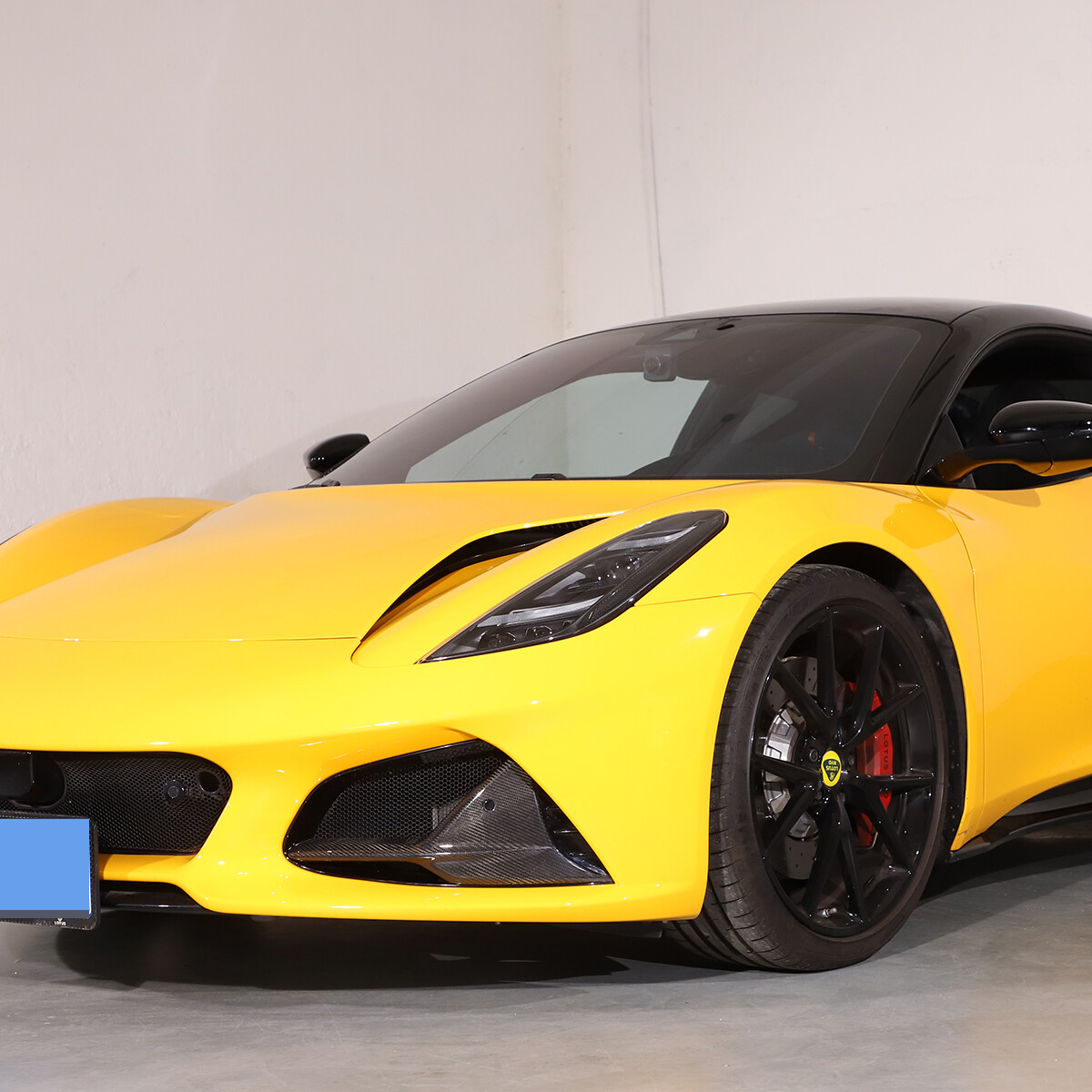 Real Carbon Fiber Front bumper Grille camera Cover Trim For Lotus EMIRA 21-25 US