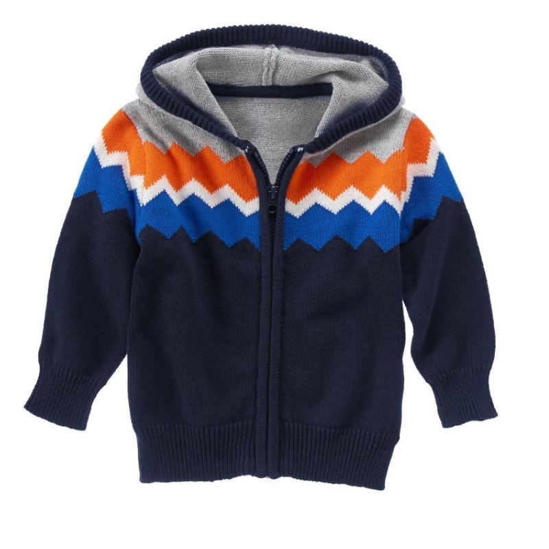 Gilet Garçon Gymboree 100% Coton, Taille 7, Zip, Light Oliver (neuf)