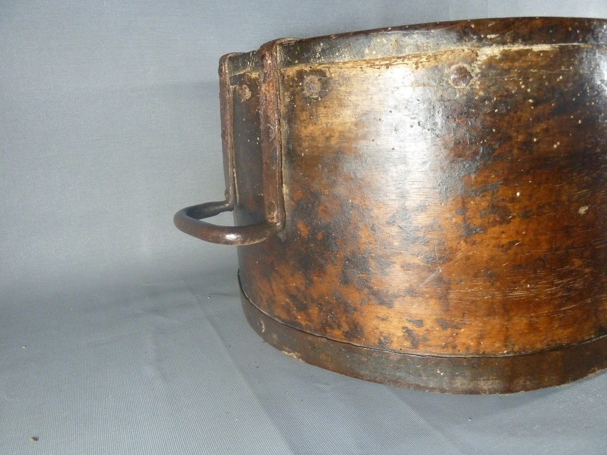 Ancienne Mesure à Grains - Décoration Cuisine Art Populaire Française