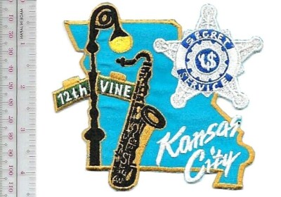  Secret Service Kansas City Field Office Vine & 12th Patch KC, Misso NO TARIFF