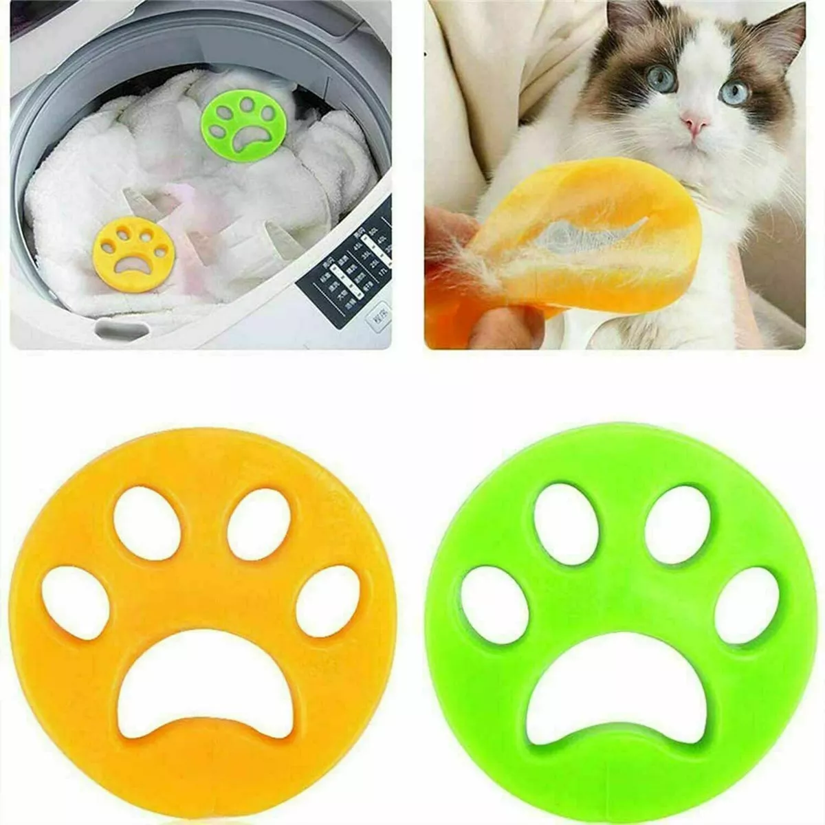 Pet Hair Remover for Laundry Washing Machine Reusable Cat Dog Fur Lint  Catcher