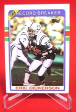 Eric Dickerson 1989 TOPPS NFL FOOTBALL CARD #3 EX-MT