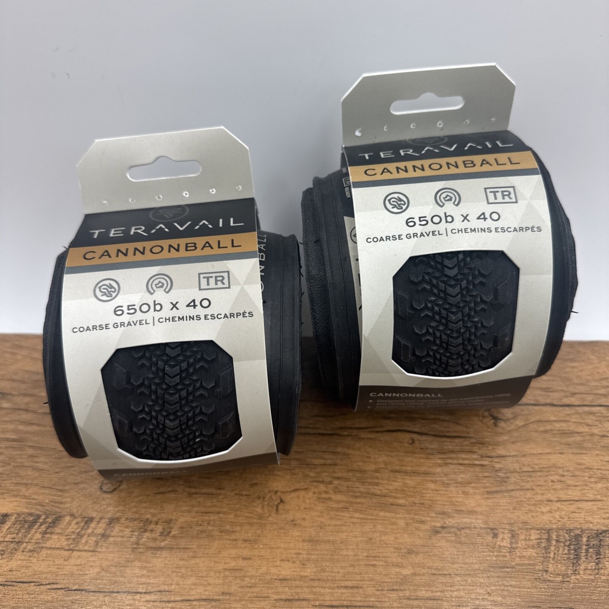PAIR - Teravail Cannonball Durable Casing Tire - 650b x 40
