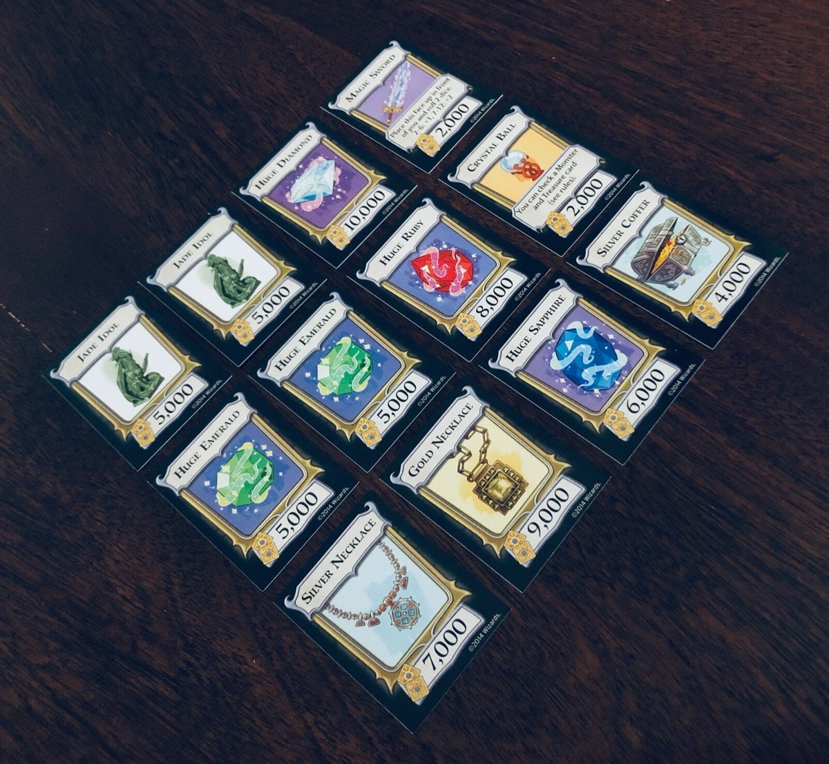 D&D, Dungeon! Official (All Level 6 Treasures) Extra/Replacement