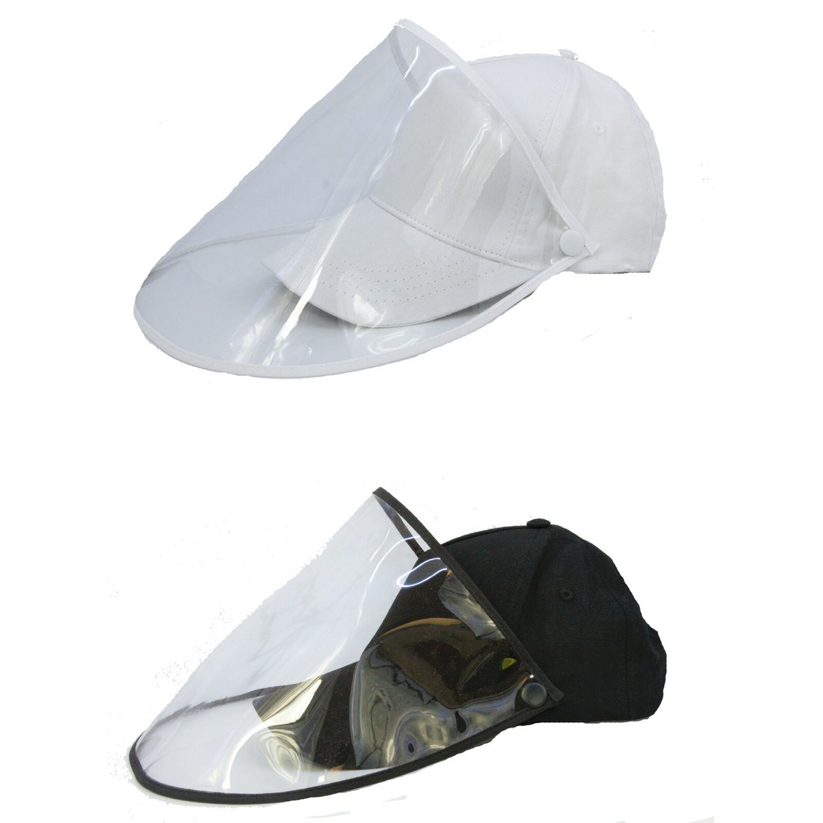 Baseball Cap Transparent Visor Cap Fashion Women's Sun Cap With