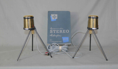 Seltene alte Telefunken D77 Stereomikrofone zum restaurieren