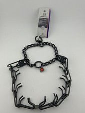 Herm Sprenger Black Stainless Steel Prong Dog Anti Pull Training Collar 23  