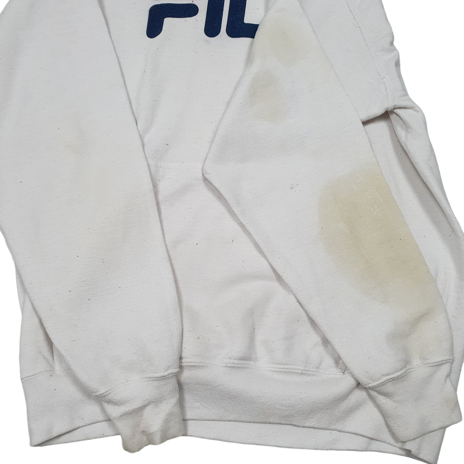 FILA Hoodie Cotton Jumper Sweatshirt Mens M image 4