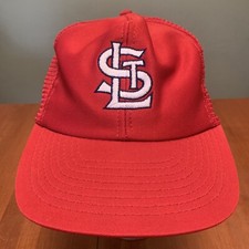 vintage 70s 80s UI Inc. St. Louis Cardinals SnapBack MLB Hat Cap Trucker OSFA