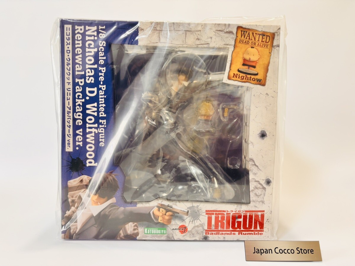 ARTFX J Trigun Nicholas D Wolfwood Figure the Movie Badlands