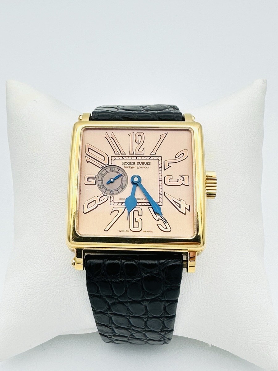 ROGER DUBUIS GOLDEN SQUARE G34 98 5 A LIMITED EDITION ROSE GOLD 34