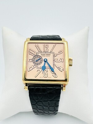ROGER DUBUIS GOLDEN SQUARE G34 98 5 A LIMITED EDITION ROSE GOLD 34