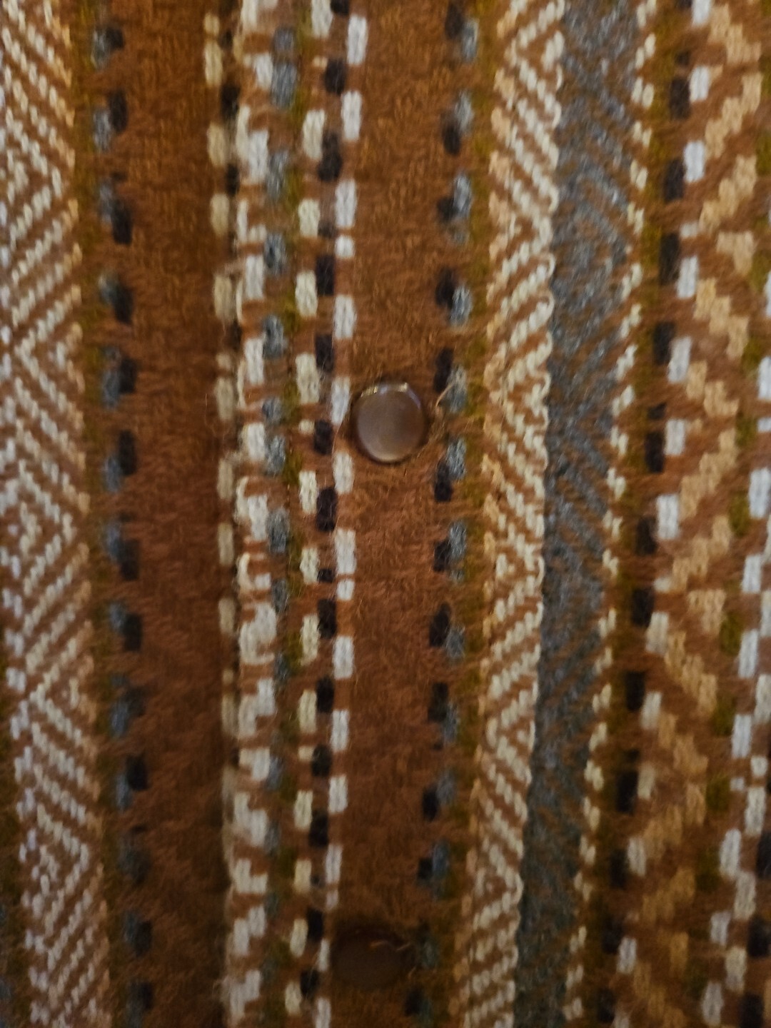 Striped multi- pattern knit shirt - image 7