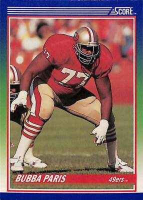 1990 Score Bubba Paris #77 San Francisco 49ers | eBay