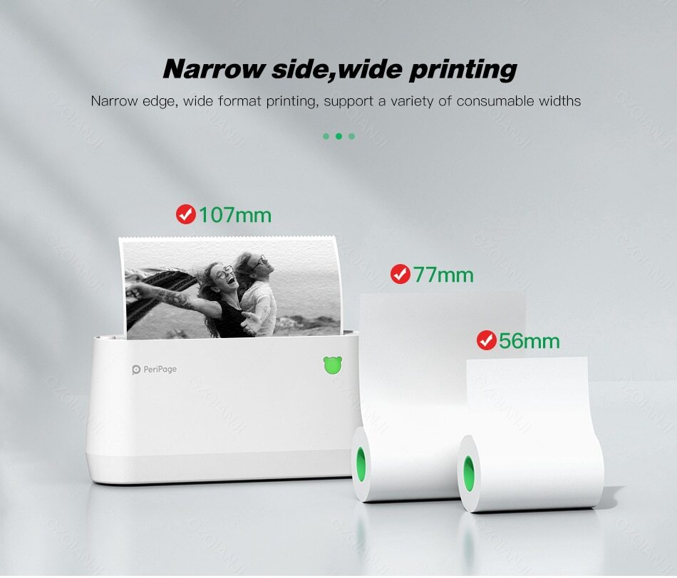 Portable Thermal Bluetooth Printer Thermal Photo Label Receipt Sticker