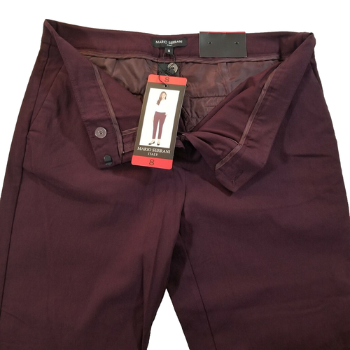 Mario Serrani Comfort Stretch Slim Fit Pants W/ Tummy Control 14/Dove