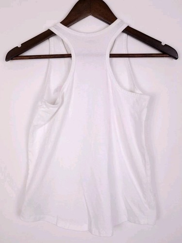 Old Navy Pink Flamingo White Tank "Made In The Shade" - Girl's Size Large 10-12 - Picture 6 of 6