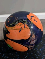 Global 900 HOOK Orange  Purple Bowling Ball USBC 1KF21783 15Lb Drilled